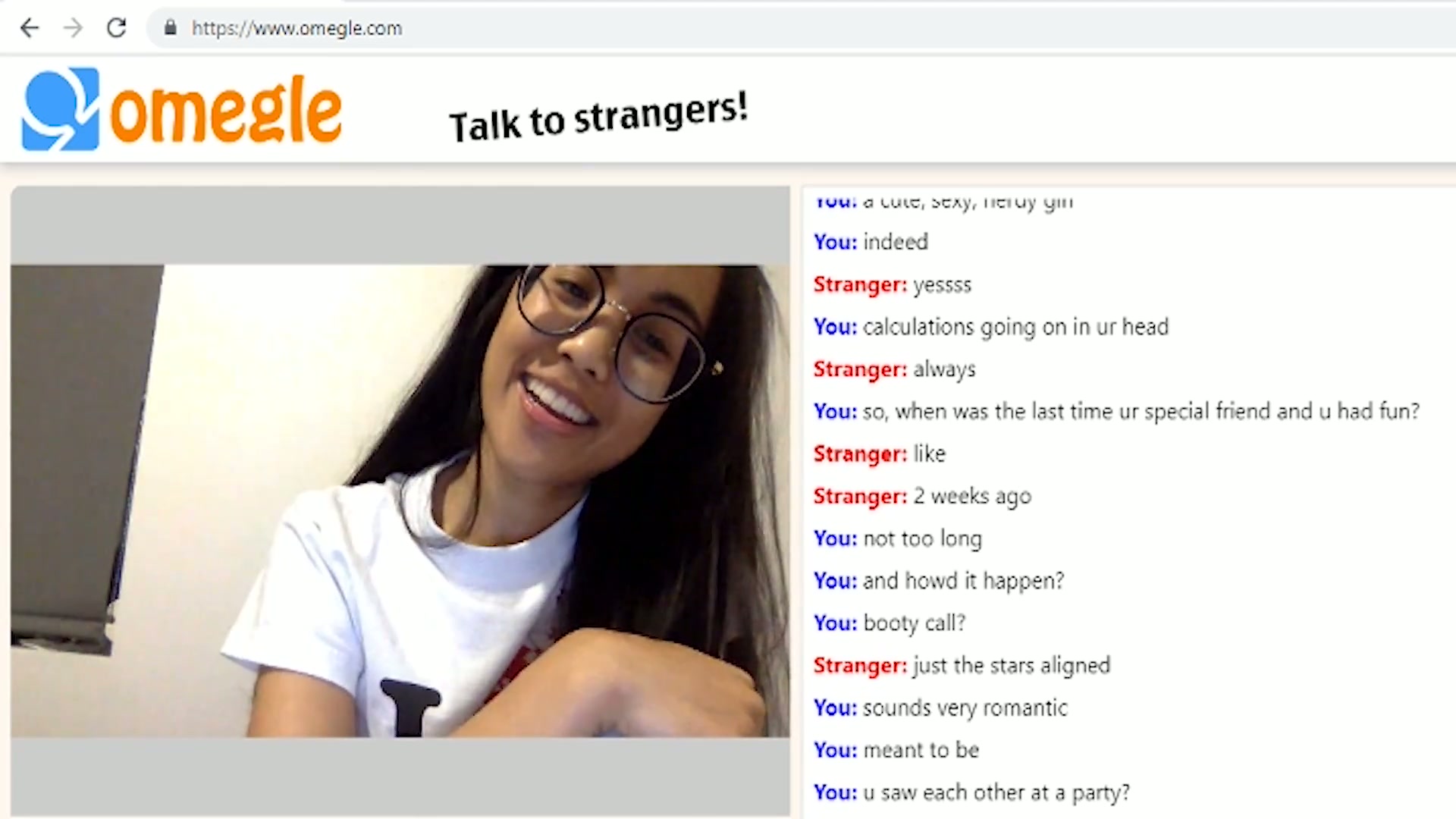 Omegle rambut panjang Kacamata Sempurna .mp4