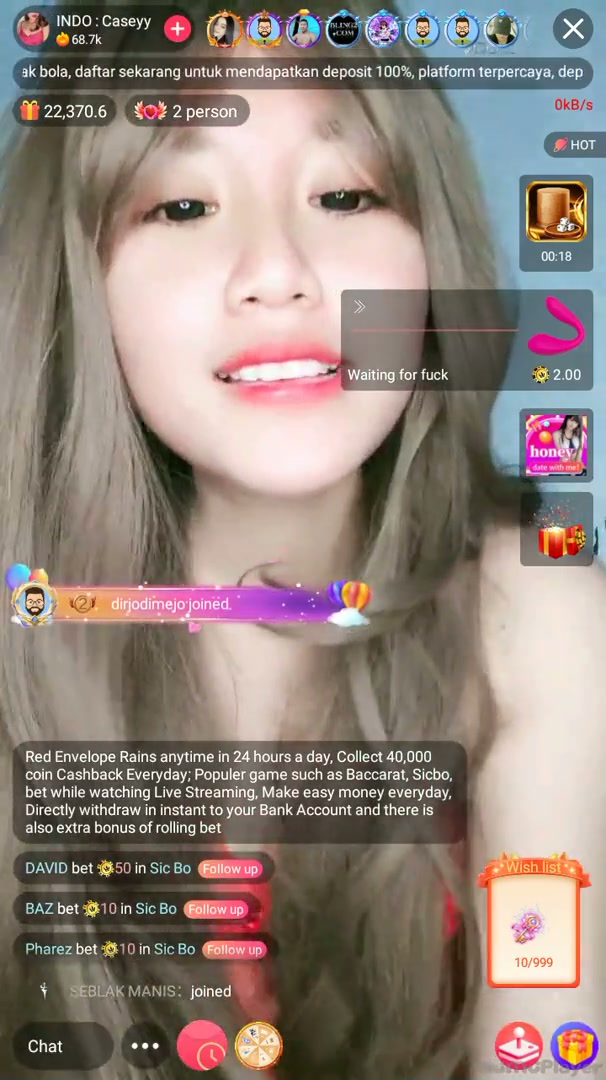 Tuh kan keluar cairan kental kan saat CASEYY clmk