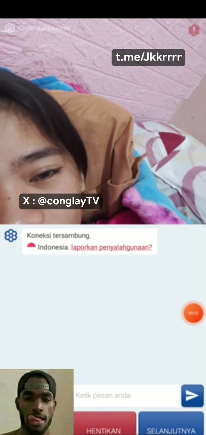 Omeetv abg baju pink nen gede