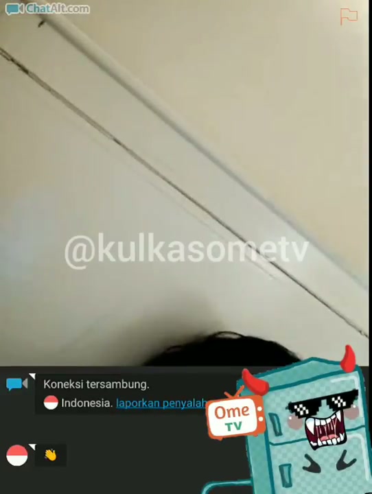Si mbak baru pulang kerja langsung main ometv