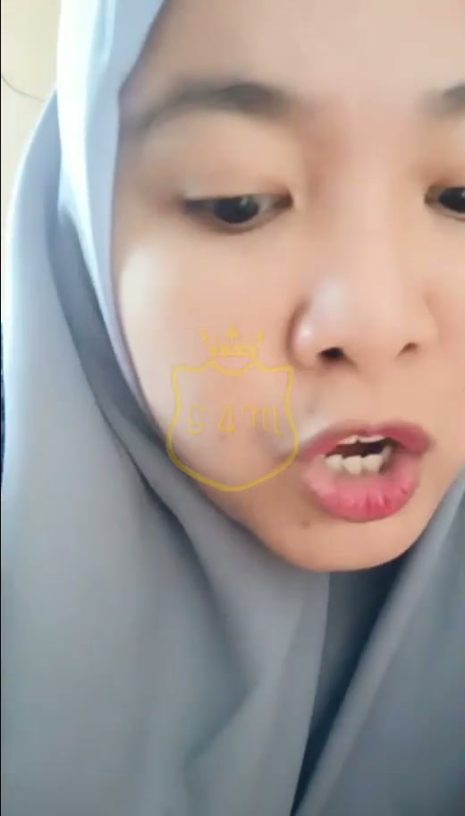 VCS Mbak Quinya Jilbab Abu-abu Show Uting Nenen TT