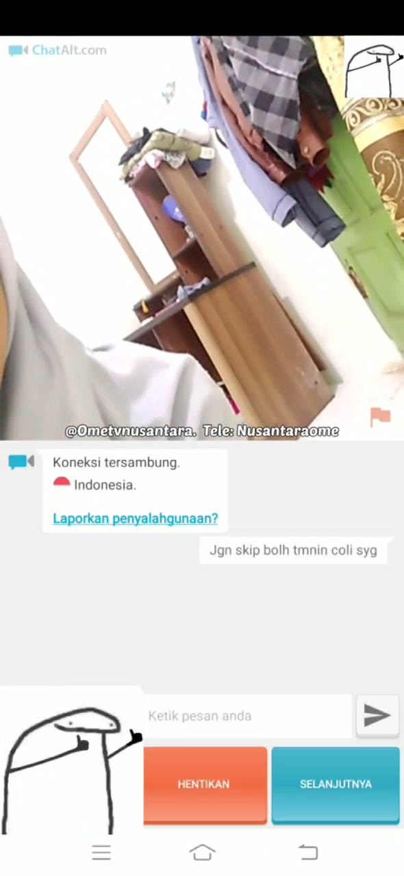 OmeTV jilbab putih - https://t.me/semuaadalendir