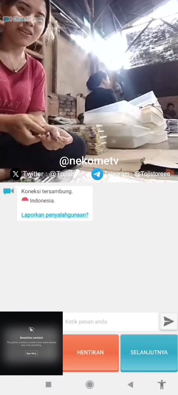 OMETV PAMER TOBRUT - ( https://t.me/nekometv)