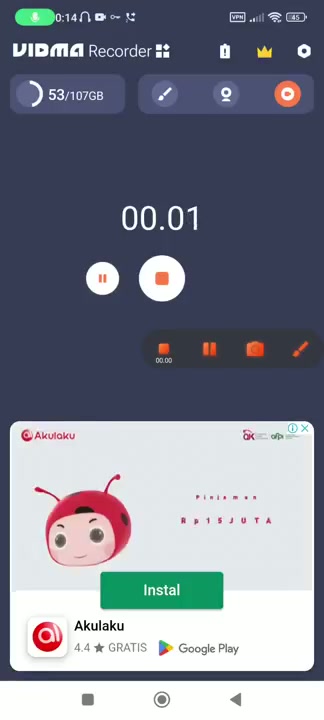 Klvbs-ometv tanktop hitam