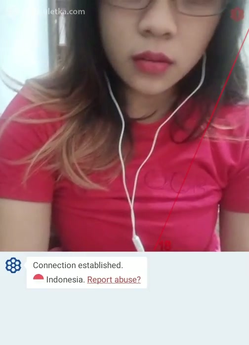 Ome Tv Si baju merah tobrut