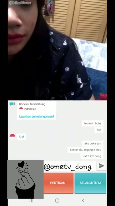 OmeTv ketemu cewek s4gnean