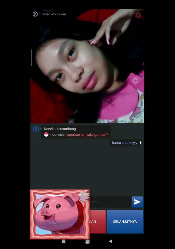 ome tv si cantik tt nya mulus